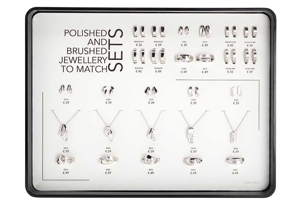 909074-2901-046 | POS-System Bergneustadt 909074-2901-046 | Gisser Konzeptlade GST074 Polished+brushed Jewellery to match Sets 