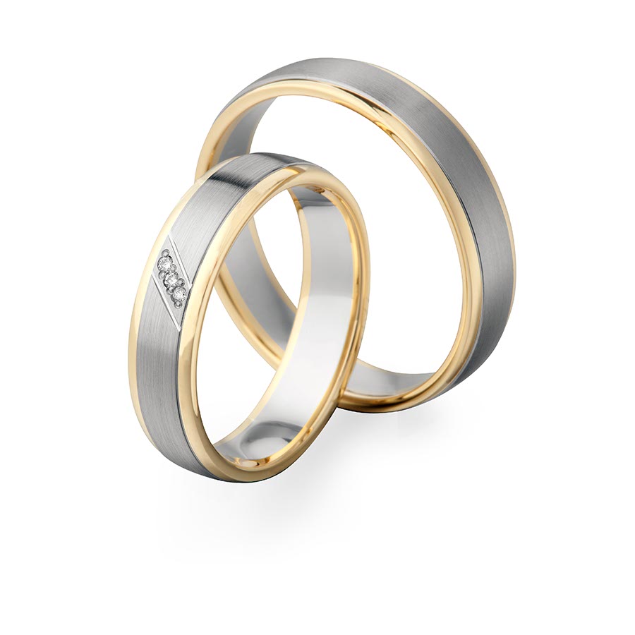 Trauringe Bergneustadt 600 Platin, 585 Gelbgold 514724-50