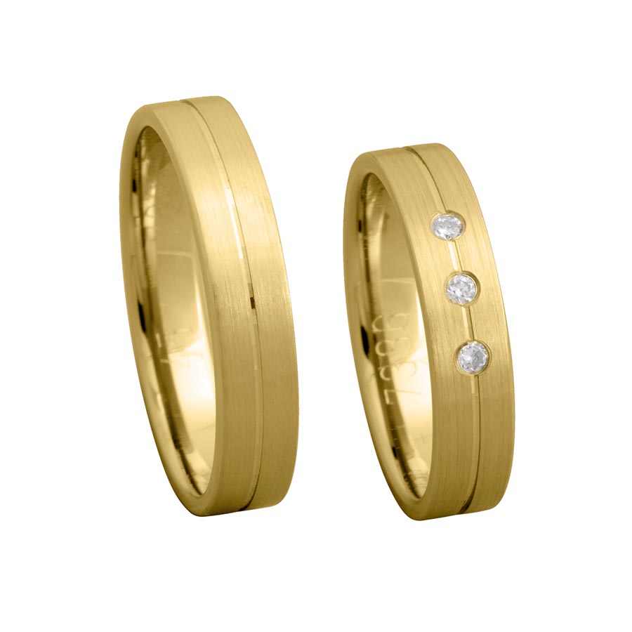 Trauringe / Eheringe 333 Gelbgold 517336-45